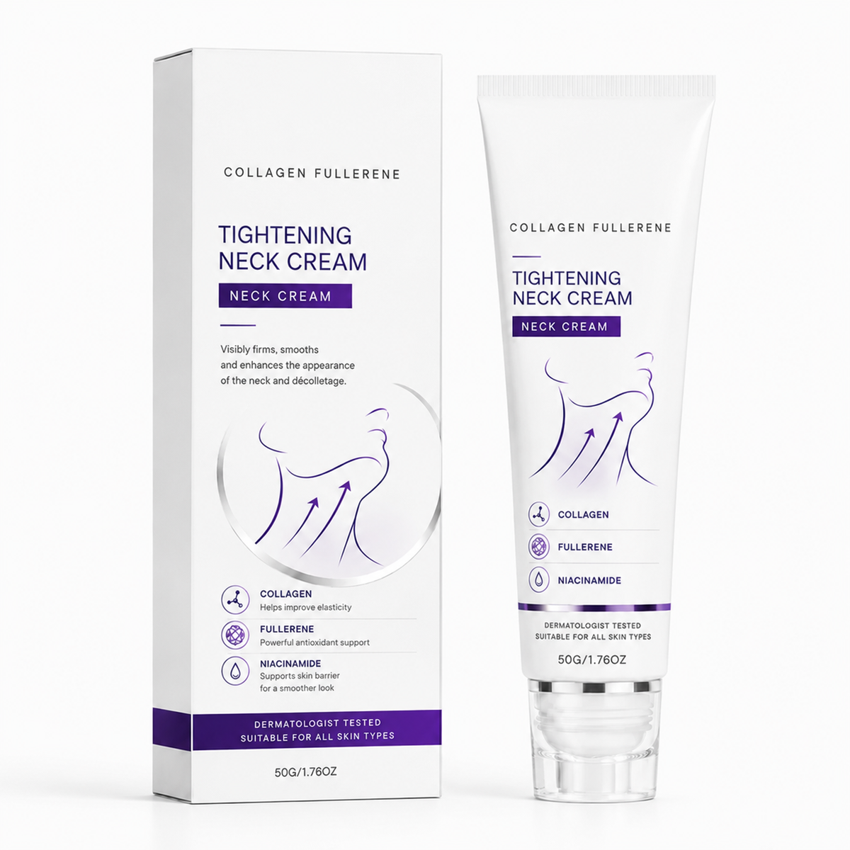 ✨✨✨ Instant Neck Lift Cream — Infused with Retinol & Hyaluronic Acid | Firms the Neck, Reduces Wrinkles & Double Chin