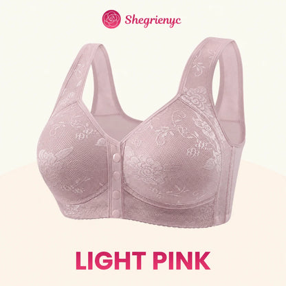 OREVYNA- Front Closure Breathable Cotton Lifting Bra for Seniors