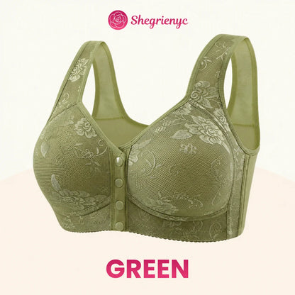OREVYNA- Front Closure Breathable Cotton Lifting Bra for Seniors