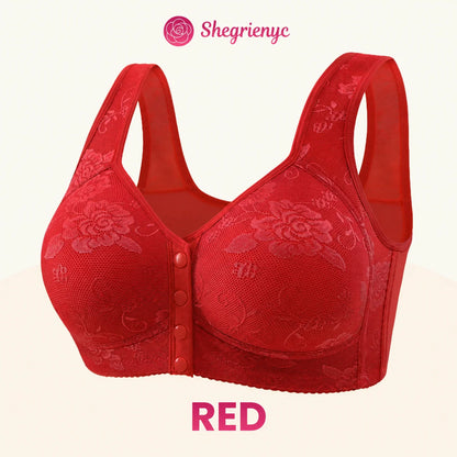 OREVYNA- Front Closure Breathable Cotton Lifting Bra for Seniors