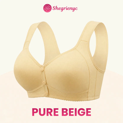 OREVYNA- Front Closure Breathable Cotton Lifting Bra for Seniors