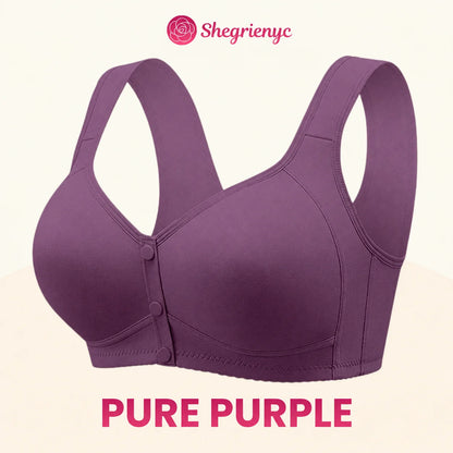 OREVYNA- Front Closure Breathable Cotton Lifting Bra for Seniors