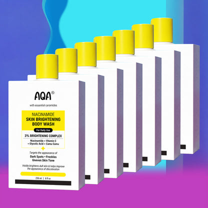 Niacinamide Brightening Body Wash with Vitamin C and Glycolic Acid - 8 fl oz | Helps improve skin tone