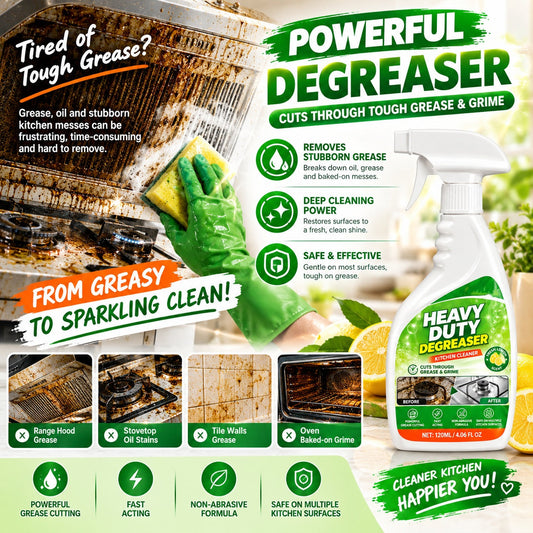 🔥🧽  Heavy Duty Kitchen Degreaser Spray