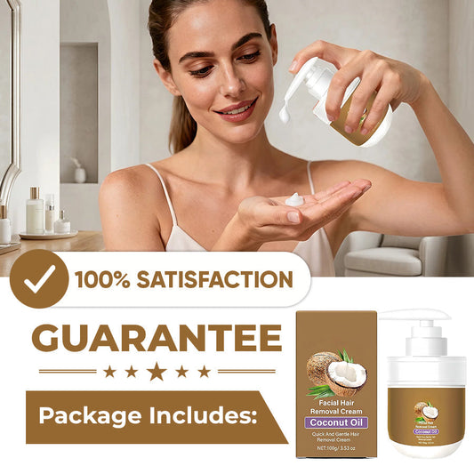 ⏳LIMITED-Gentle Coconut Oil Hair Removal Cream
