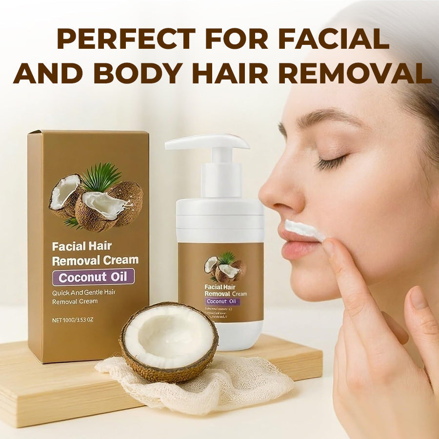 ⏳LIMITED-Gentle Coconut Oil Hair Removal Cream