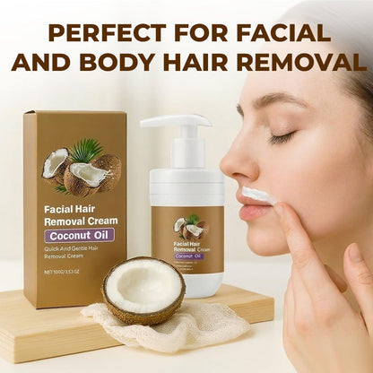 ⏳LIMITED-Gentle Coconut Oil Hair Removal Cream