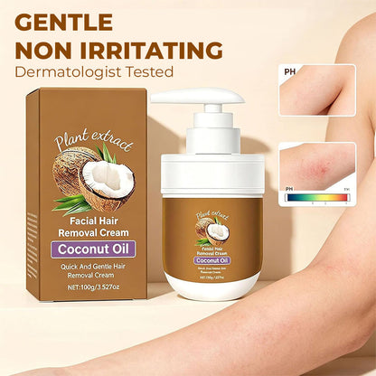 ⏳LIMITED-Gentle Coconut Oil Hair Removal Cream