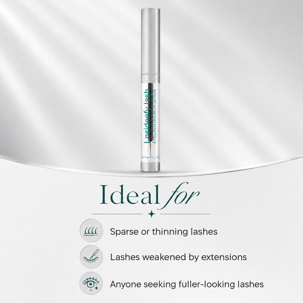 Lnsideefy lash eyelash growth serum
