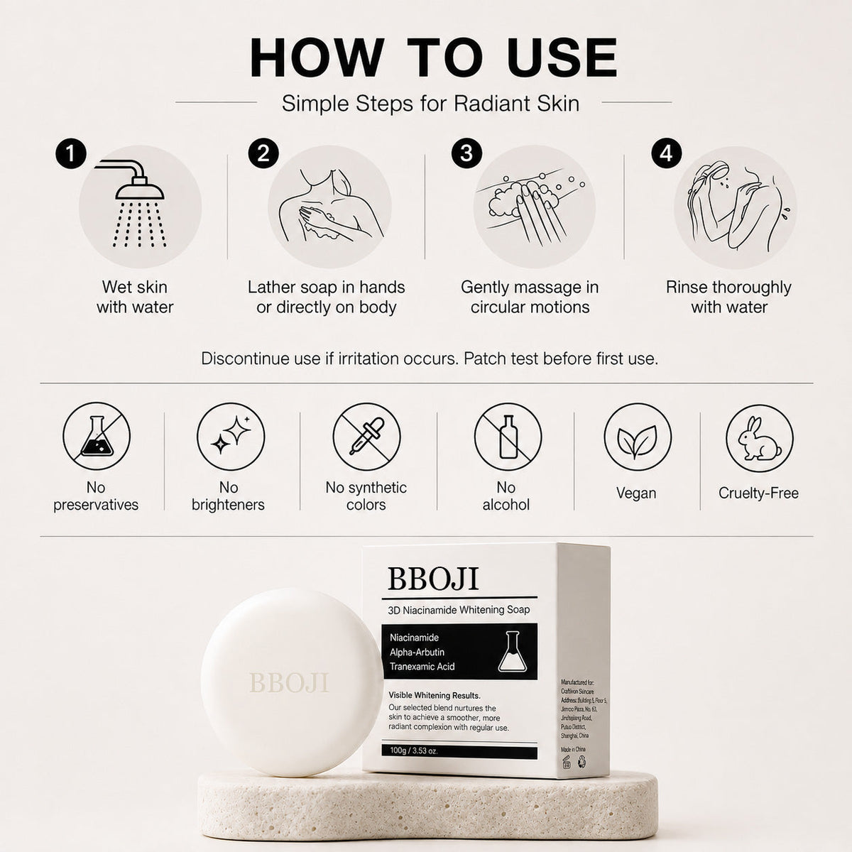 Niacinamide Skin Brightening Soap