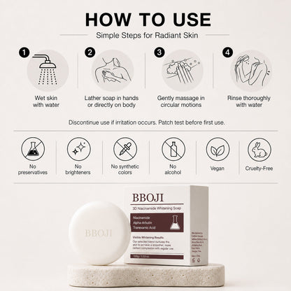 Niacinamide Skin Brightening Soap melasma dark spots freckle
