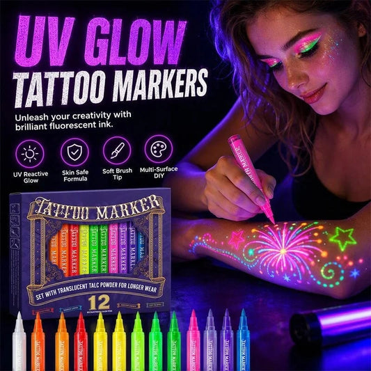 Glow Tattoo Markers