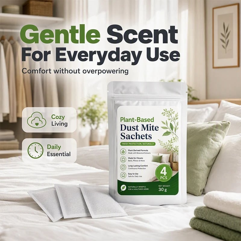 Plant-Based Mite Repellent Pouches