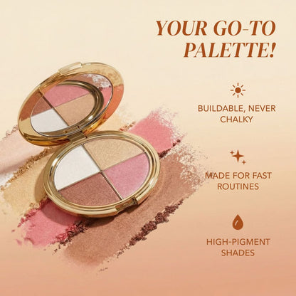 🔥 Everyday Glow Eye  &  Cheek Palette