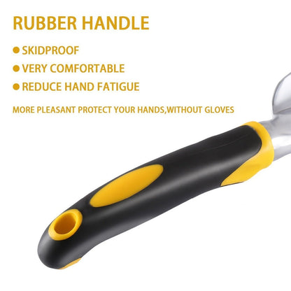5-Piece High Quality Gardening Tool Set - Aluminum and Silicone Handle