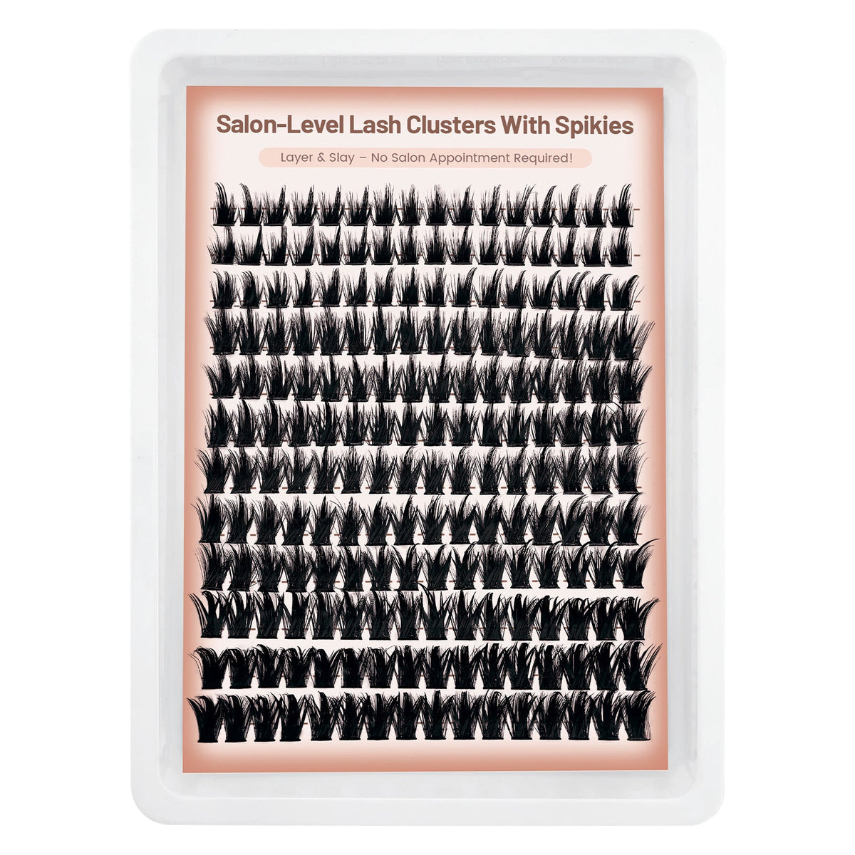 D Curl Fluffy Lash Clusters – Ultra-Dense Long Lashes with Soft Thin Band