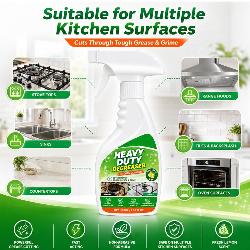 🔥🧽  Heavy Duty Kitchen Degreaser Spray