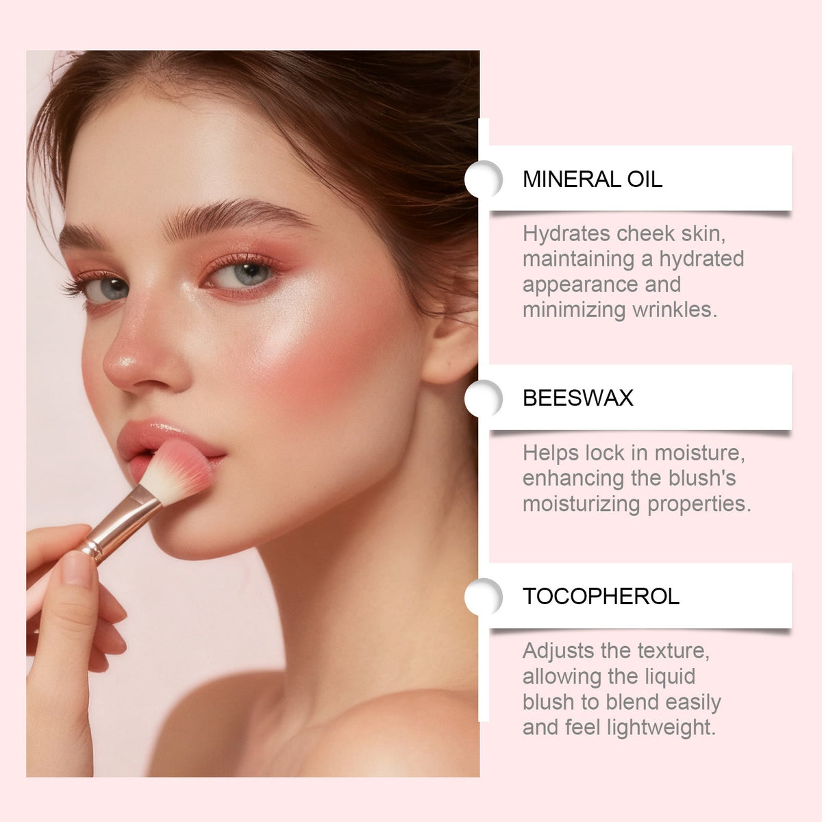 Orange 2-In-1 Blush Stick Has A Light Texture