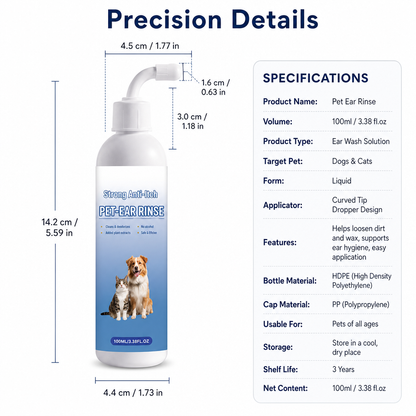 🔥LAST DAY-BUY 1 GET 1 FREE🌸Ear Wash for Dogs & Cats