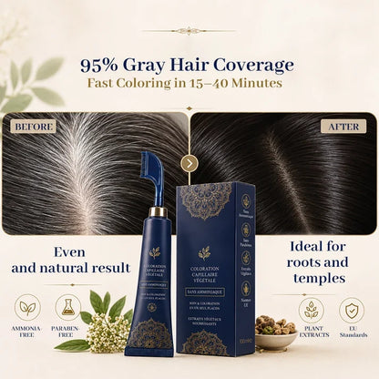⏳Time-Limited Special⏰Herbal Hair Dye Comb for Home Use