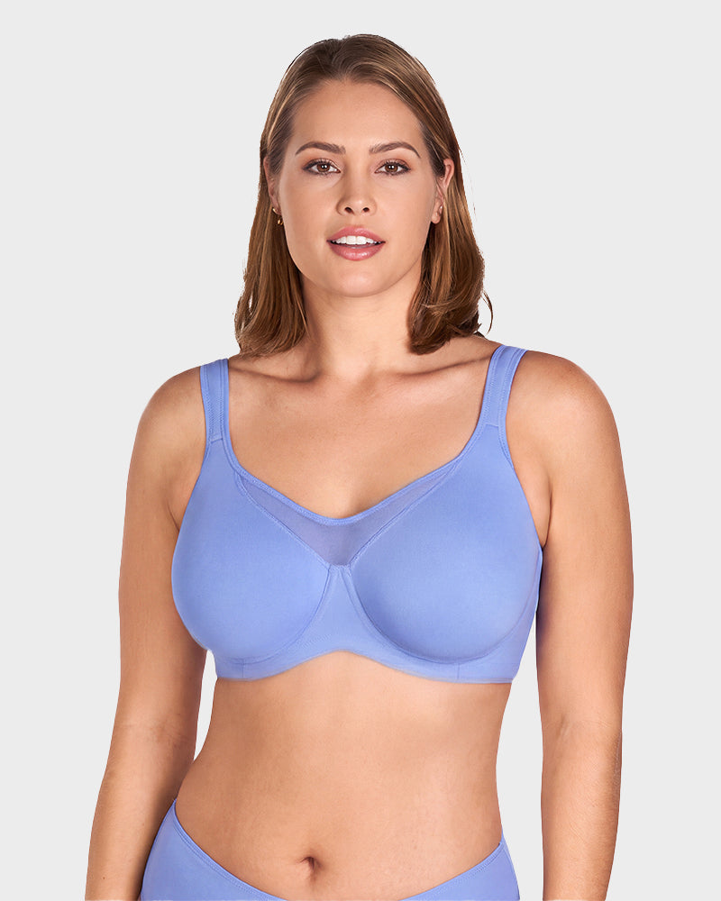 Breathable Full-Coverage Minimizer Bra