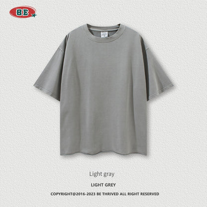 BE men's clothing |(🔥Hot Sale NOW- SAVE 50% OFF) 2023 spring and summer washed loose edge oversize short sleeves