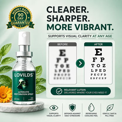 Lutein Eye Care Spray — 10-Second Daily Routine