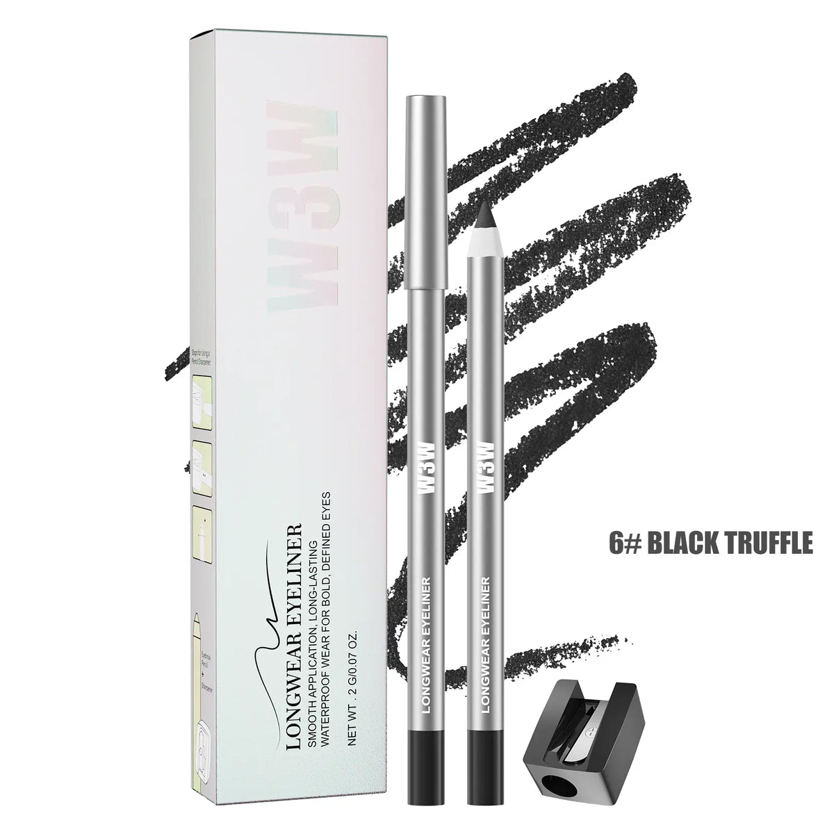Waterproof Gel Eyeliner Pencil with Ultra Smooth CreamyGlide