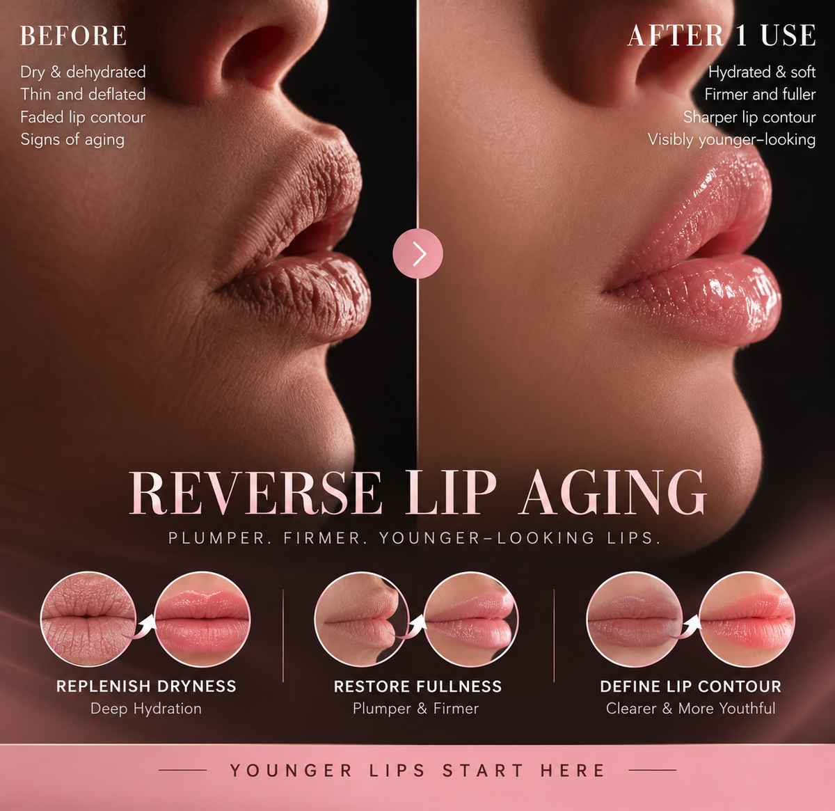 🔥Back In Stock 🏆HZA Anti-Aging Glossy Lip Balm