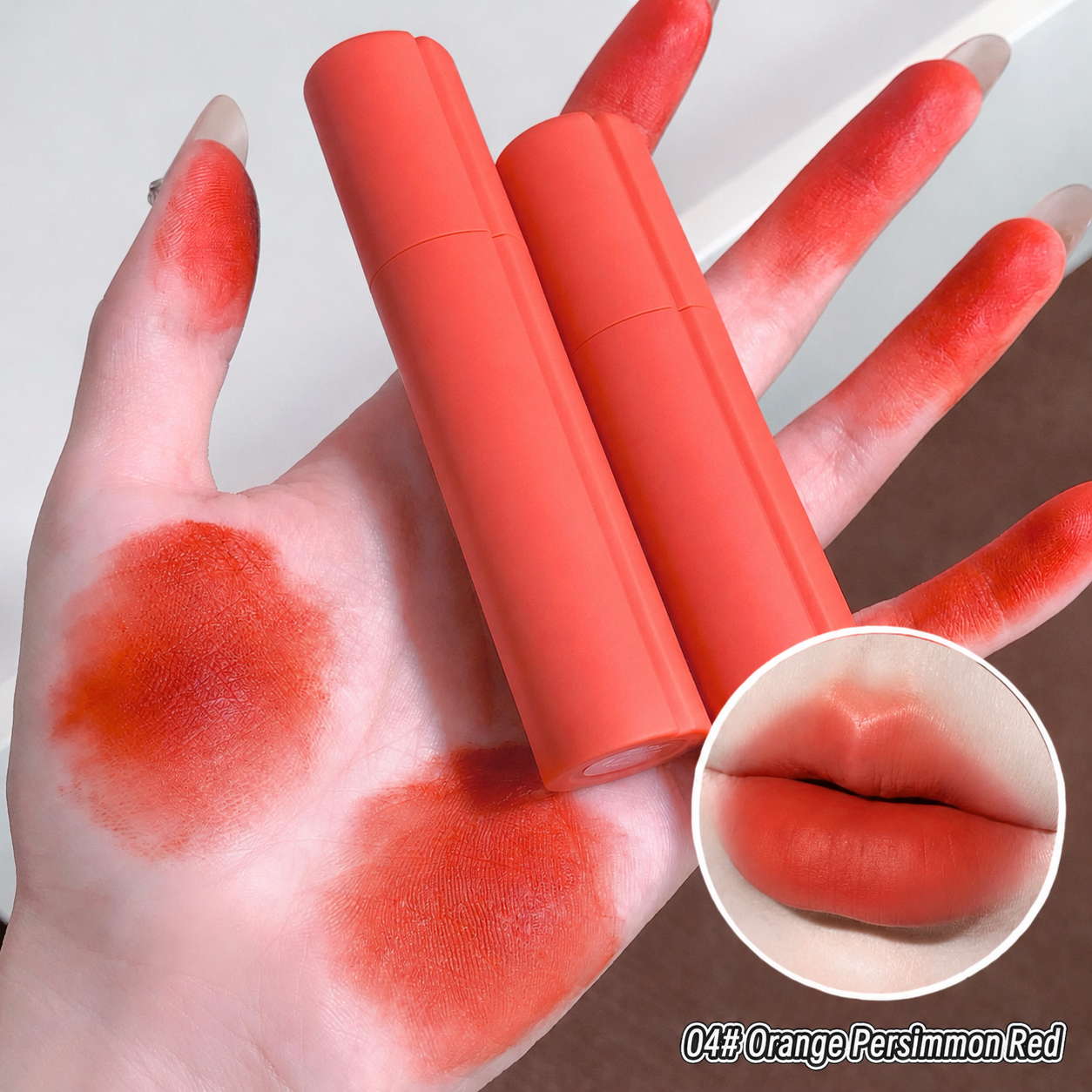 Orange Persimmon Red