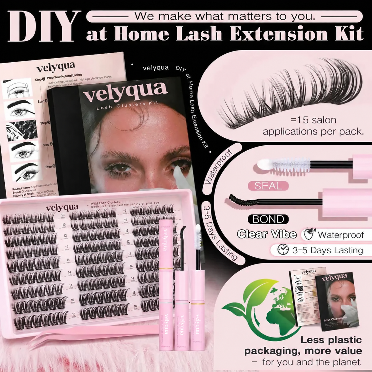 Velyqua Wispy False Lash Clusters