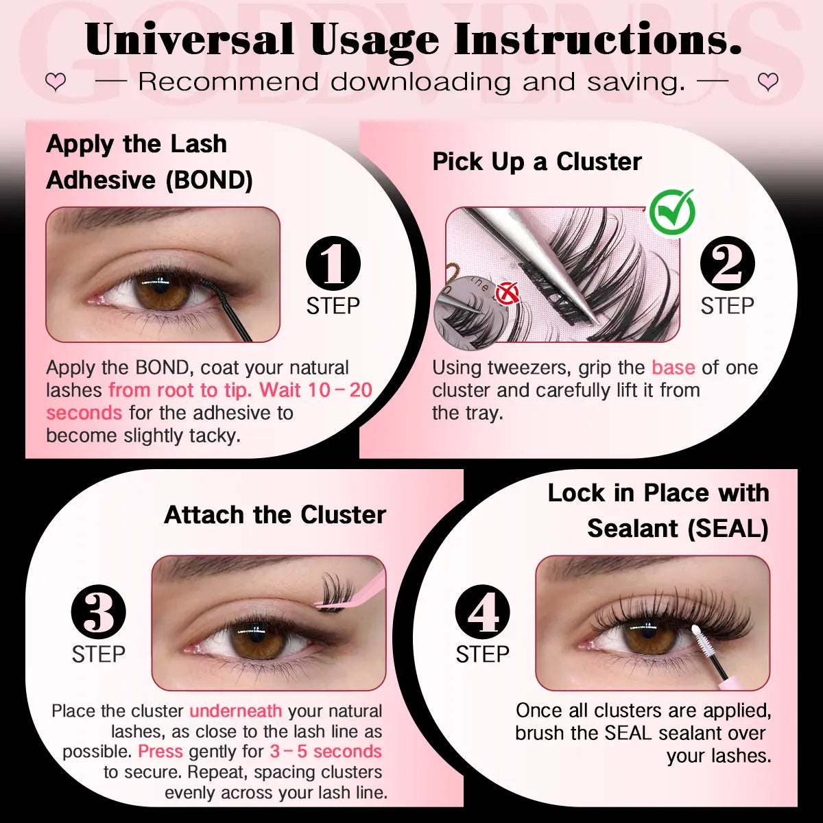 Velyqua Wispy False Lash Clusters
