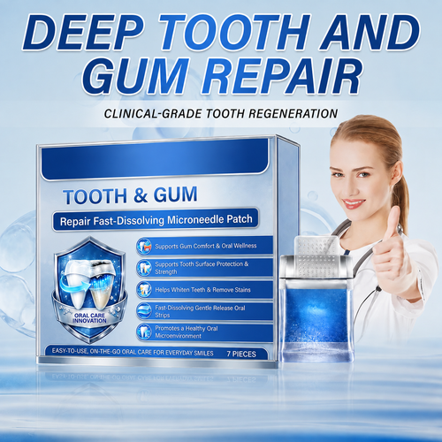 Tooth & Gum Care Fast-Dissolving Microneedle Patch✨