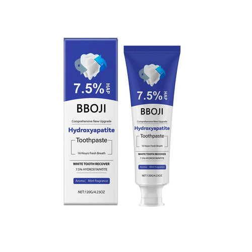 💥Hot Listing 🔥Hydroxyapatite Toothpaste 7.5% for Enamel Repair & Teeth Whitening Refreshing Flavor Fluorid