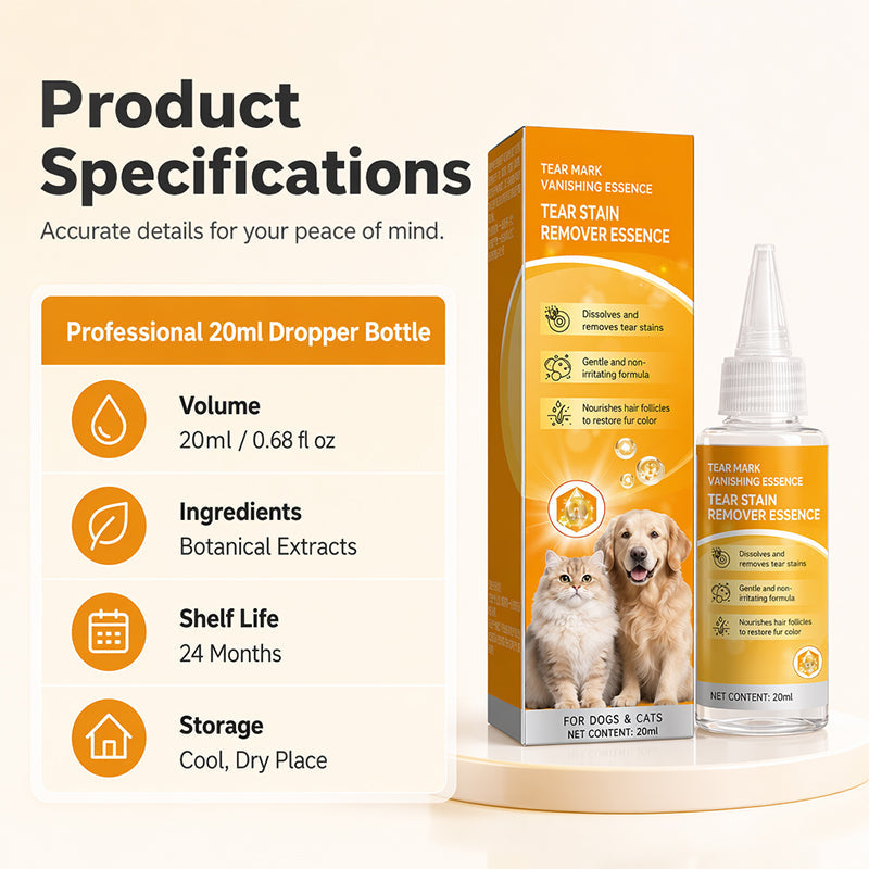 ✨ Gentle pet eye care – cleanses the skin around the eyes and provides daily grooming 👀