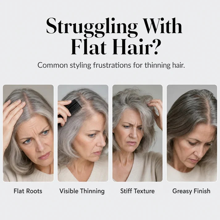 Peach-scented volumizing & setting spray