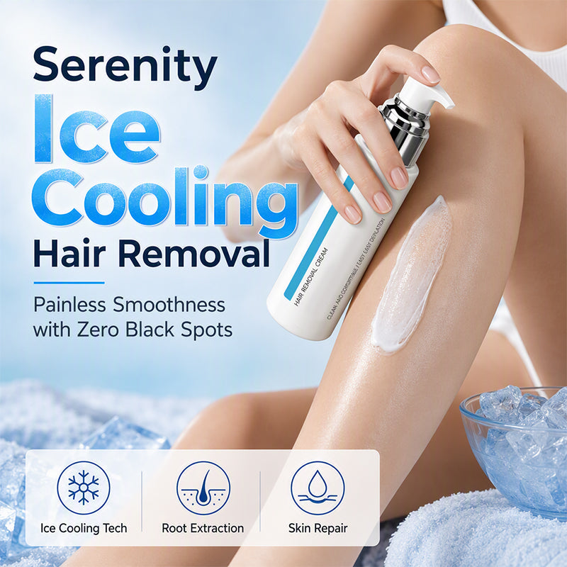 🎉 Hot-selling half-price offer! ✨ Cooling hair removal cream specially designed for sensitive skin