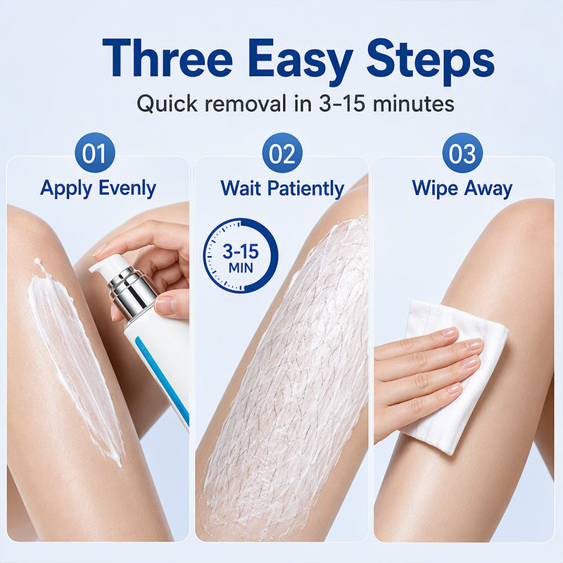🎉 Hot-selling half-price offer! ✨ Cooling hair removal cream specially designed for sensitive skin
