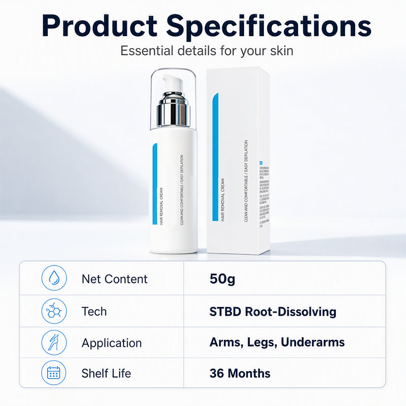 🎉 Hot-selling half-price offer! ✨ Cooling hair removal cream specially designed for sensitive skin