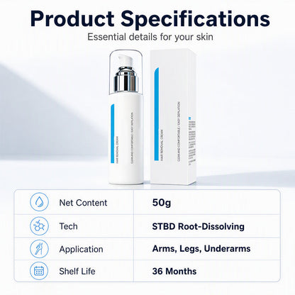 🎉 Hot-selling half-price offer! ✨ Cooling hair removal cream specially designed for sensitive skin