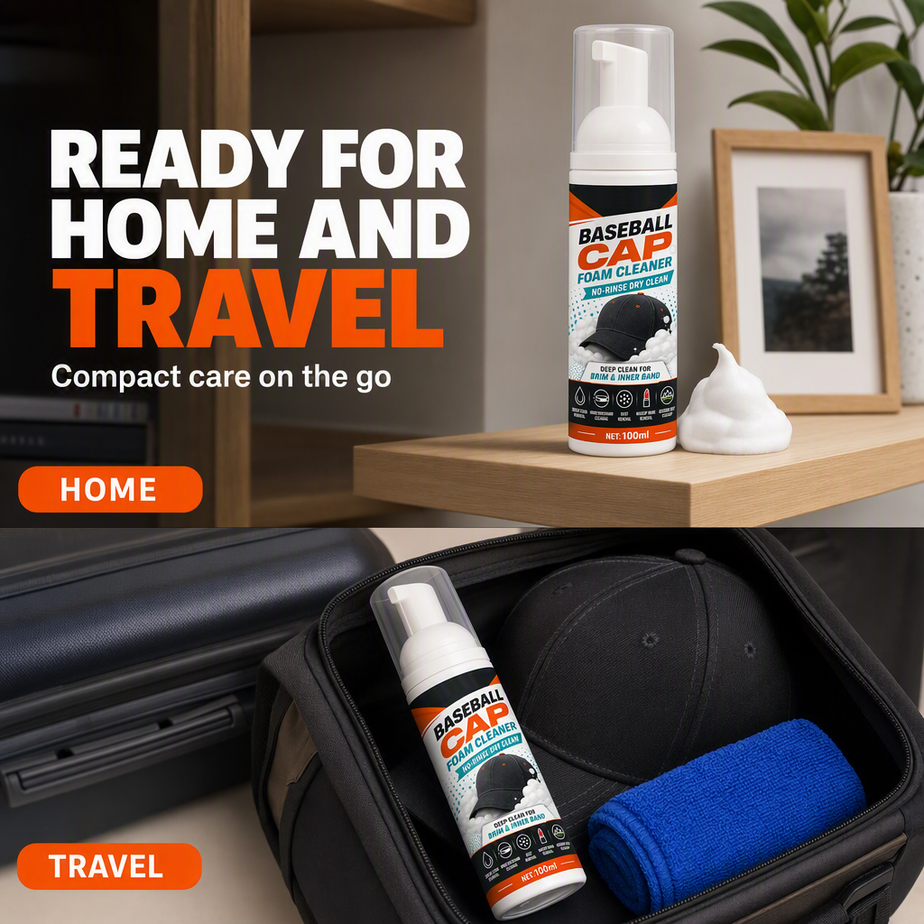 🎁Buy 2 Get 1 Free🔥No-Rinse Baseball Cap Foam Cleaner