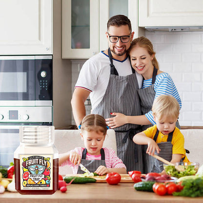 🍎 Fruit Fly Trap Attractant – Easy Indoor Lure for Kitchens & Dining Areas